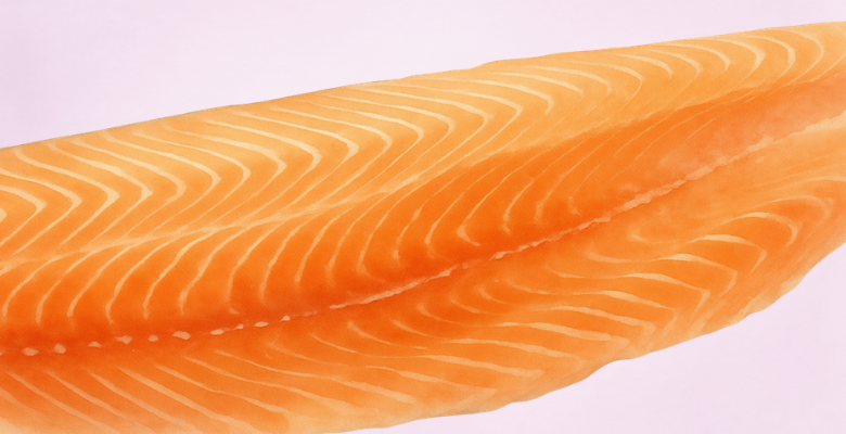 Filete de salmón, fuente natural de Omega-3 EPA y DHA